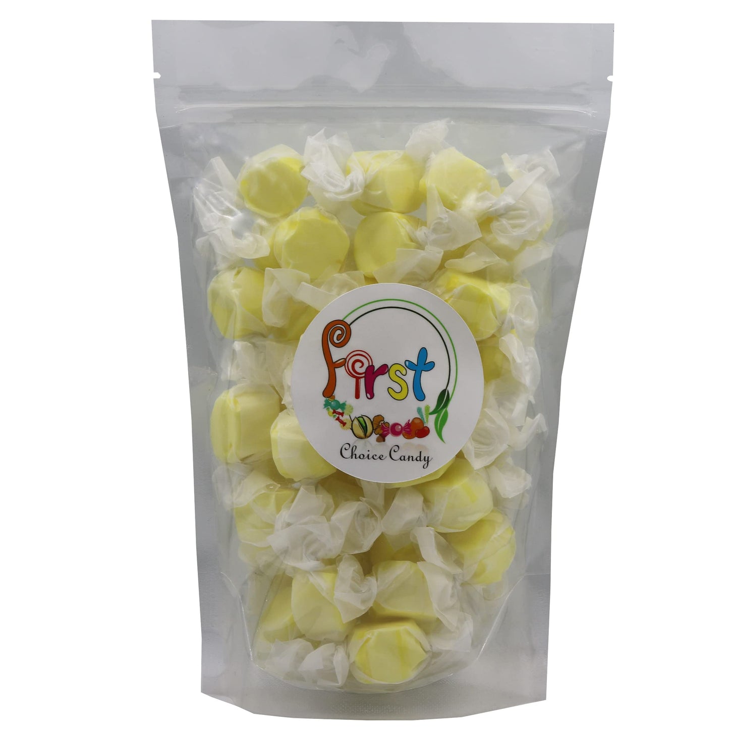 All Flavor Gourmet Salt Water Taffy (Buttered Popcorn, 1 Pound)