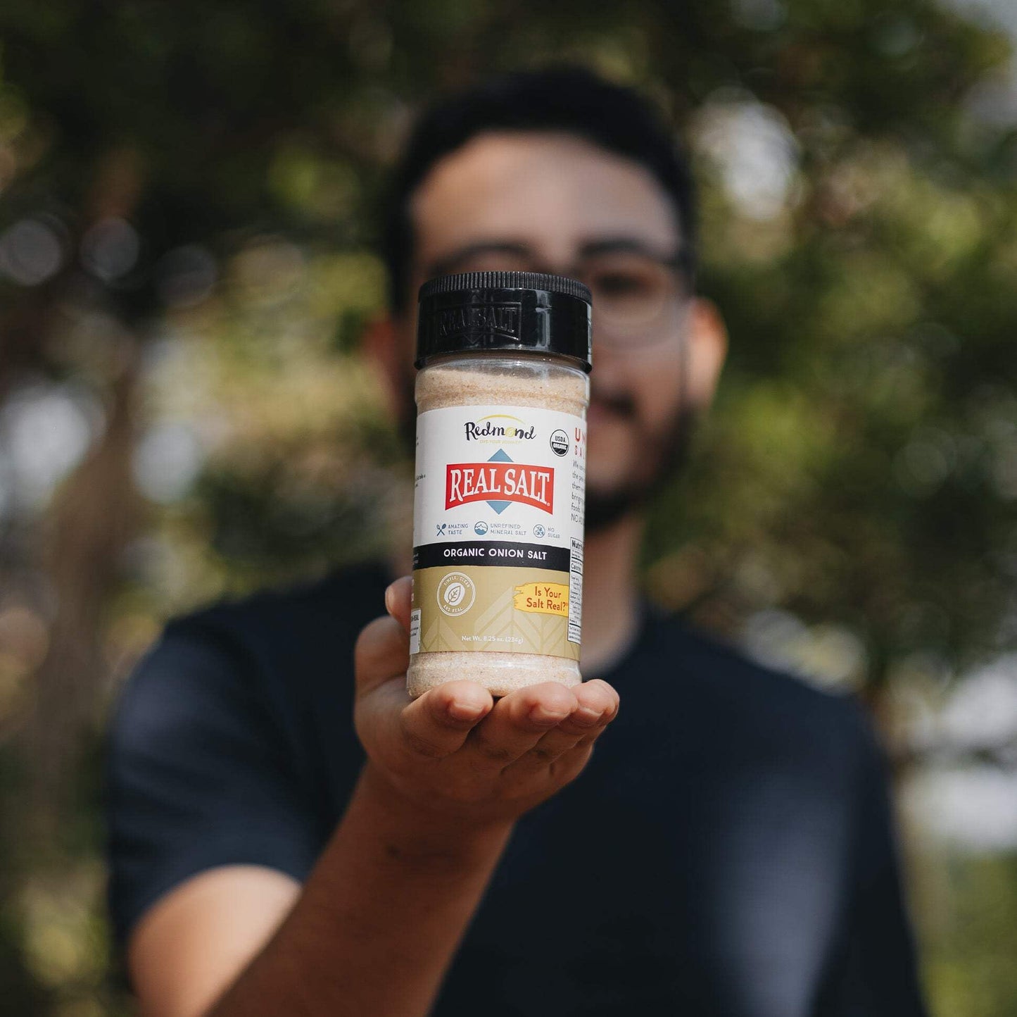 Real Salt Organic Onion Salt Shaker (8.25 oz.)