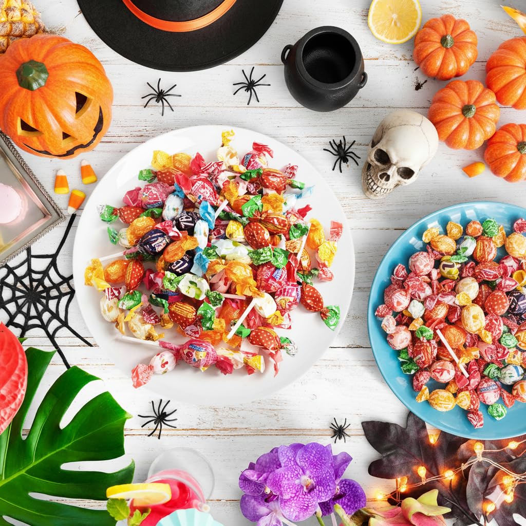 Halloween Assorted Candy Variety Pack - 4 LB Trick or Treat Ready Mix - Bulk Bag of Individually Wrapped  Naturally Flavored Sweets - Perfect for Piatas  Kids Parties & Birthday Games