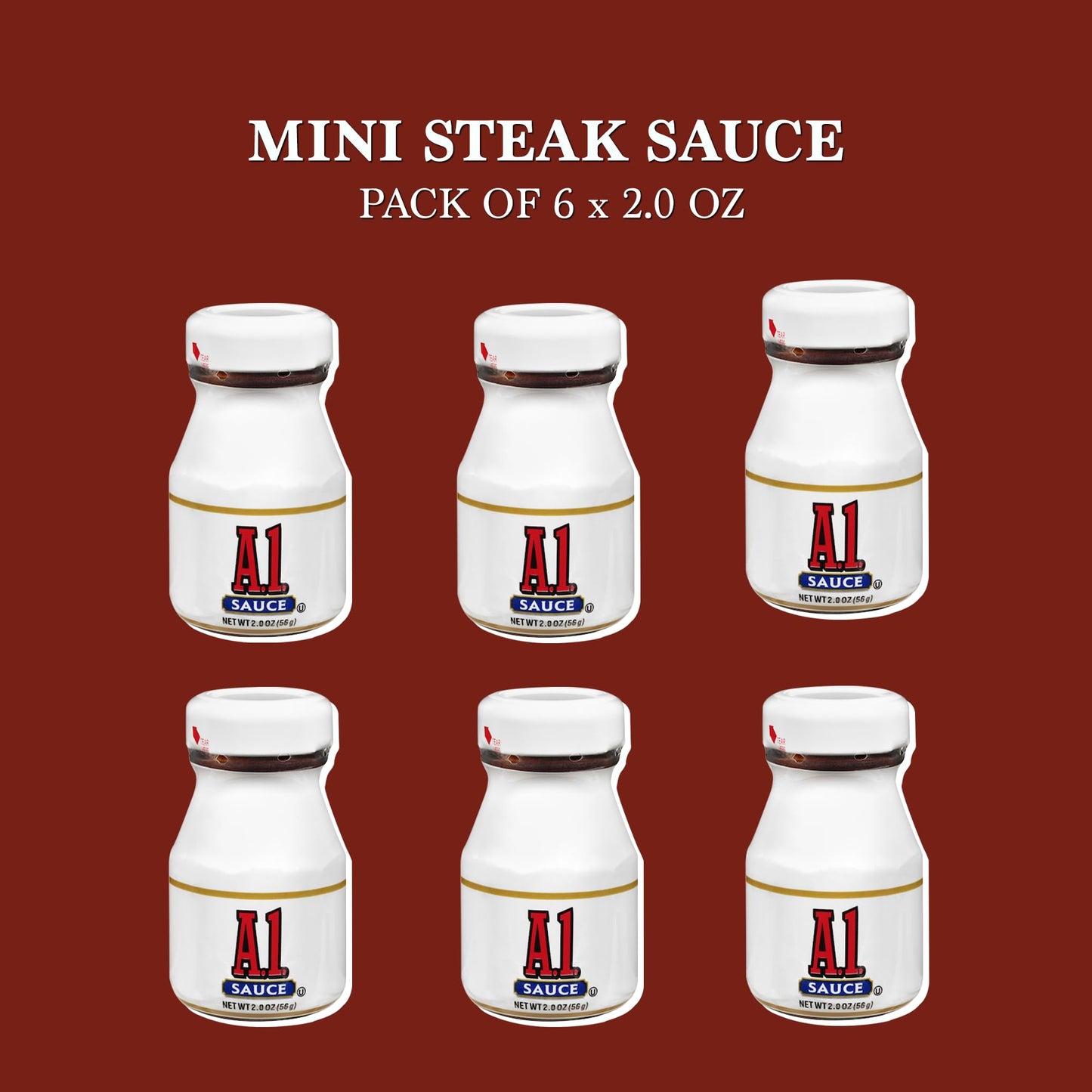 Steak Sauce 6 Pack Of Mini 2Oz Bottles Gift Basket Care Package By Rebel Smuggling Galactic Emporium