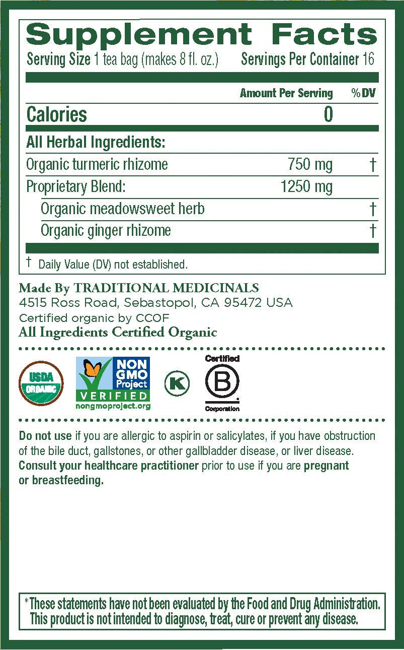 Traditional Medicinals Tea,Og2,Turm W/Mdwswt&Gn 16 Count (Pack Of 6)
