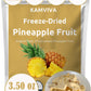 KAMVIVA Vietnams Freeze Dried Pineapple Fruit, 100g/3.5 Oz, 100% Natural, Pineapple Chunks, Bites, No Sugar Added, Non GMO, Glu