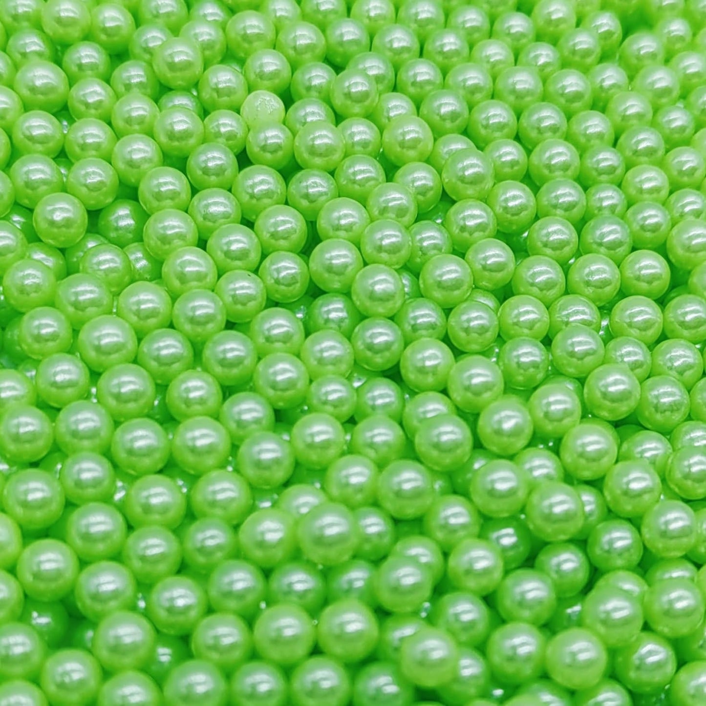 Edible Light Green Pearl Sugar Sprinkles Candy 4Mm Mini Pearls Cake Decorations Cupcake Toppers Cookie Decorating Perfect For We