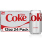 Diet Coke  12 fl oz  24 Pack (Package May Vary)