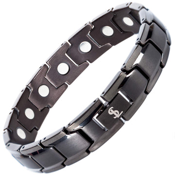 Smarter Lifestyle Elegant Titanium Magnetic Bracelet For Men And Women- Adjustable Bracelet Length With Sizing Tool For Perfect 