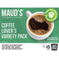 Maud s Coffee Lovers Variety Pack Coffee Pods, 40 ct, 16 Assorted Flavors in Recyclable Single Serve Pods - 100% Arabica Beans,