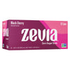 Zevia Zero Sugar Soda, Black Cherry, 12 Fl Oz Cans, 8-Pack, Non-GMO, Gluten-Free, Vegan