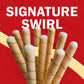 Pirouline Rolled Wafers - Lemon - Rolled Wafer Sticks, Crme Filled Wafers, Rolled Cookies For Coffee, Tea, Ice Cream, Snacks, Pa