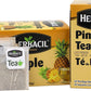 Herbacil Pineapple Tea - Herbal Tea with Dehydrated Pineapple, Caffeine-Free, 50 Tea Bags (2 Packs of 25)