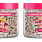 Candy Shop Premium Mini Dehydrated Marshmallows Bits (Pack Of 2, Chocolate)