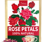 TeeLux Rose Petals Tea, Premium Dried Rose Flowers for Drinks & Baking, Caffeine Free, 2.82oz