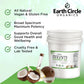 Earth Circle Organics Refined Coconut Oil - Ultra Premium Steam Refined, Keto & Paleo Friendly, Zero Coconut Taste Or Smell - Fo