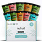 Nutruit Gourmet Snack Box - 20 Vegan Snacks, Gluten-Free, No Sugar Added, 1.1oz Packs, White