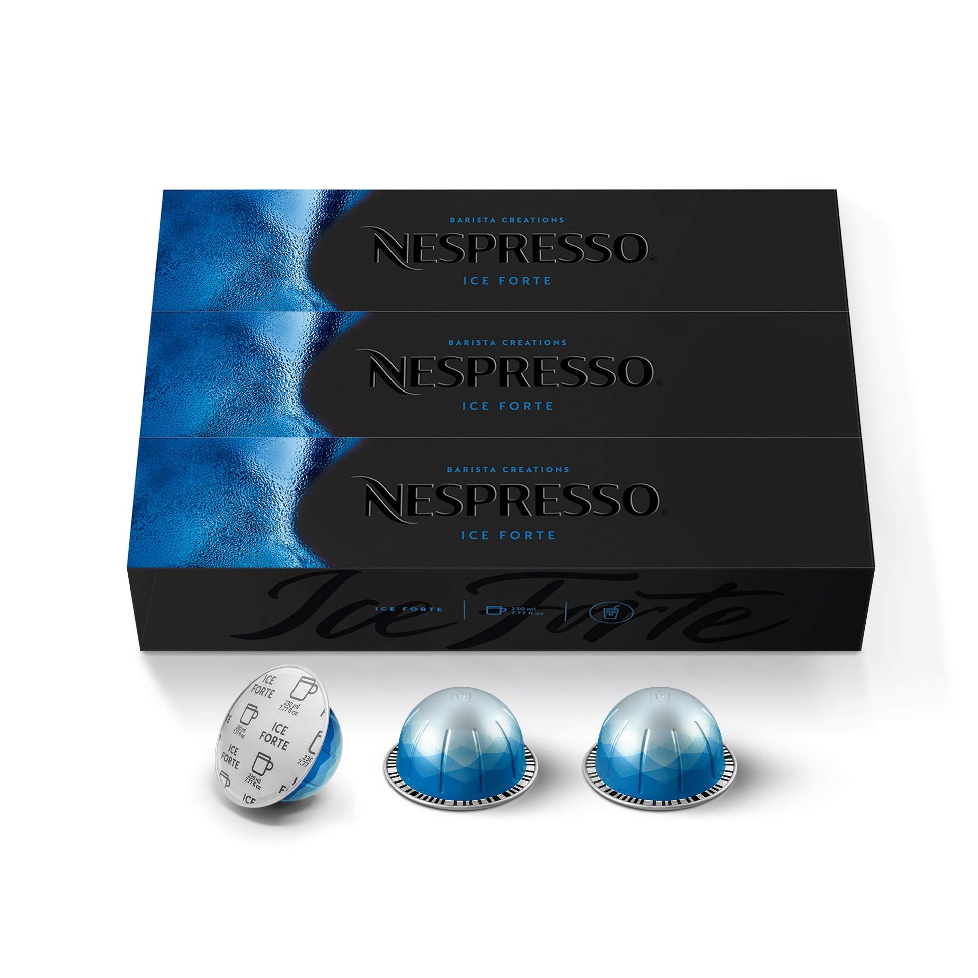 Nespresso Vertuo Ice Forte Coffee Pods, 30 Count, Brews 7.8 oz
