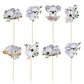 Gyufise 36Pcs Koala Cupcake Toppers Glitter Wild Animal Cupcake Picks Koala Birthday Cupcake Decorations Baby Shower Birthday Th