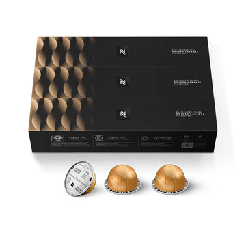 Nespresso Capsules Vertuo Golden Caramel Medium Roast Coffee Pods 30 Count