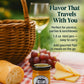 EASTSHORE Sweet & Tangy Mustard - Gourmet Dipping Mustard, 6 Pack of 1.4 oz Mini Jars, No Salt Added, Perfect for Travel & Gift Baskets