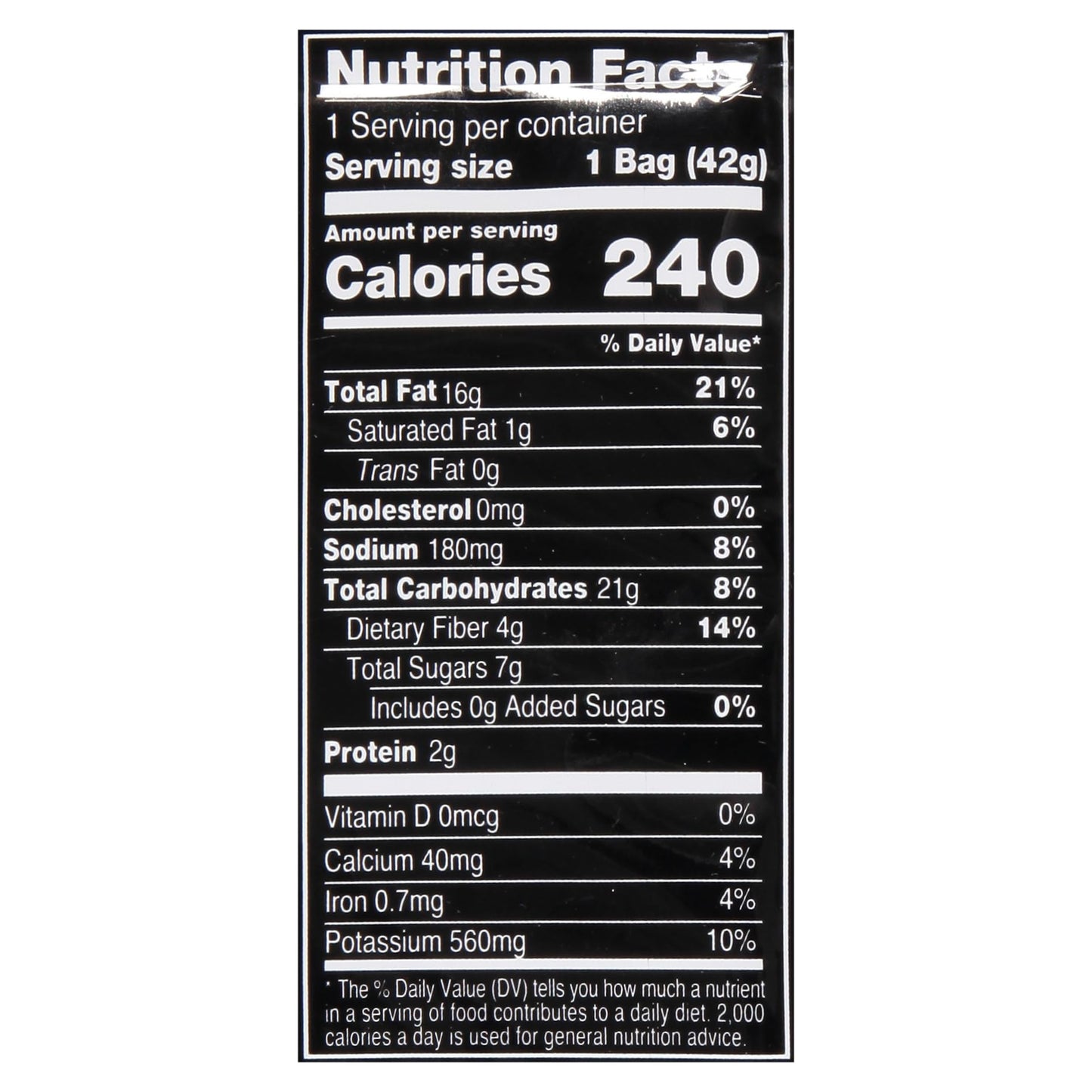 Terra Original Sea Salt Vegetable Chips, 1.5 oz, Pack of 24