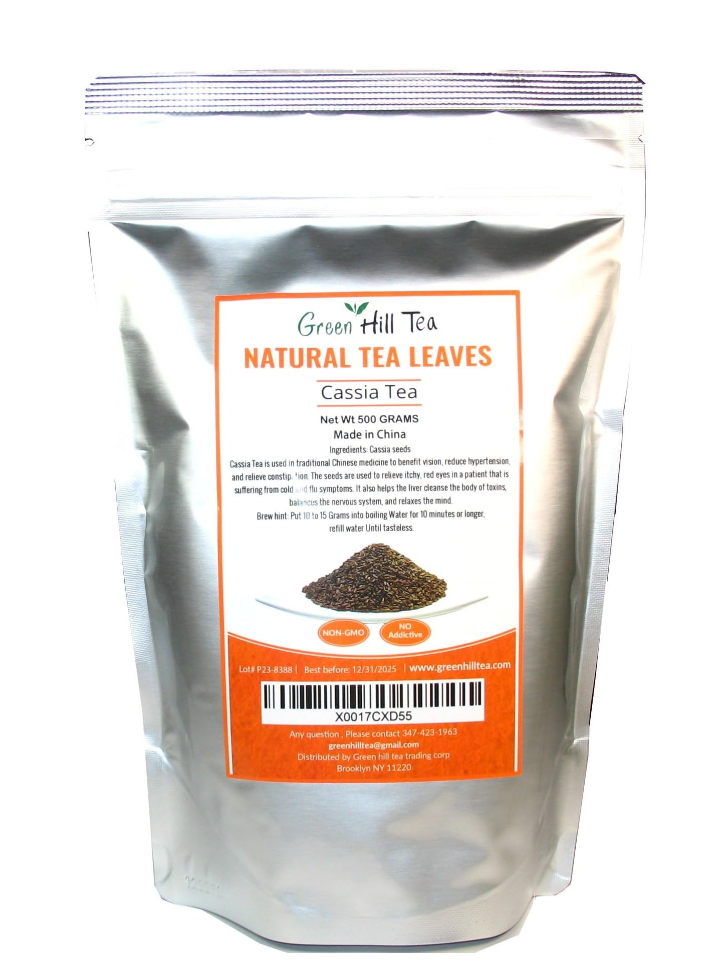 Cassia Tea Jue Ming Zi Herbal Medicine, 500g, 1.10 lb Pack