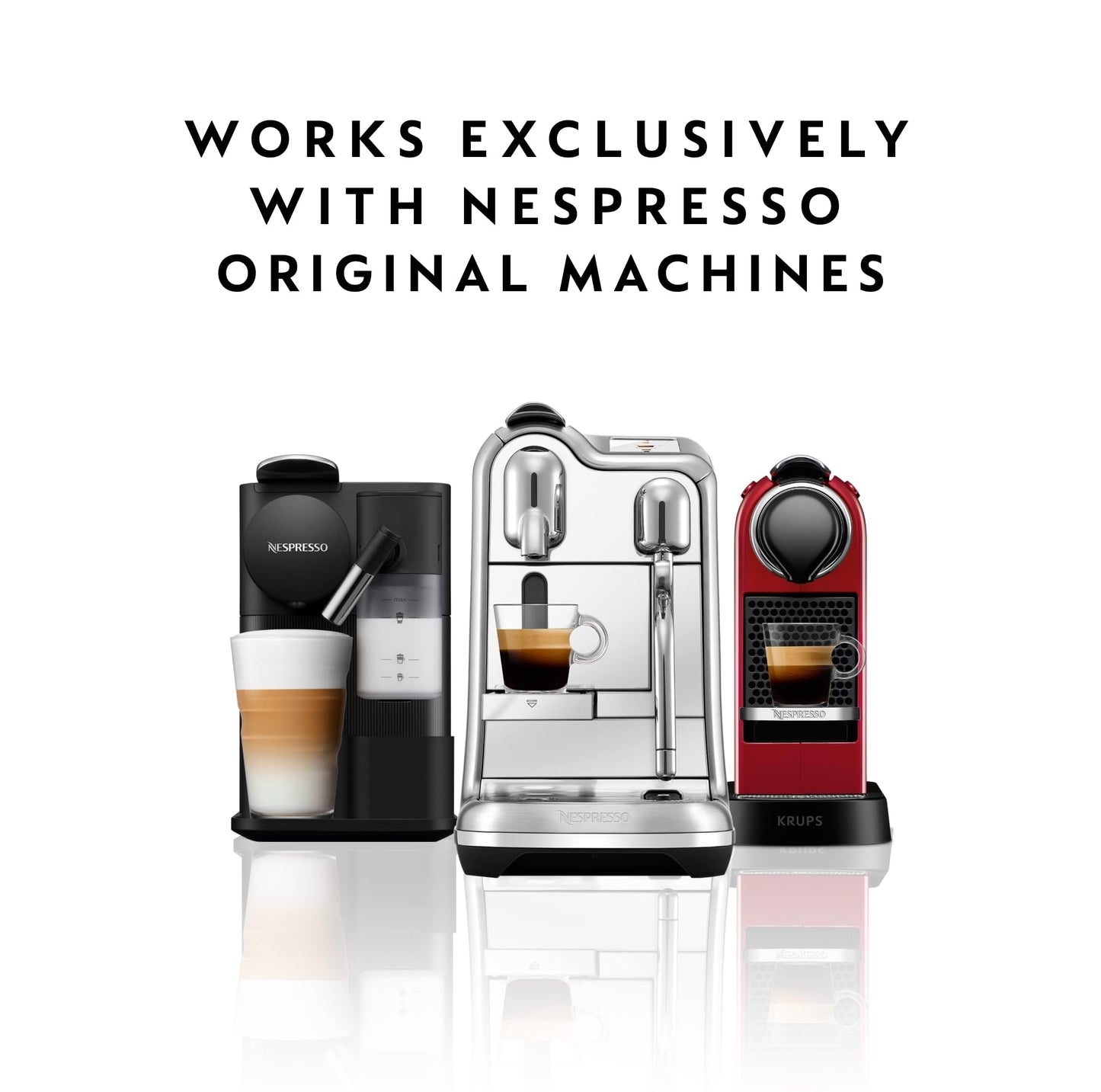 Nespresso Arpeggio Decaffeinato Coffee Pods, Dark Roast, 50-Count, Original Line