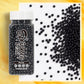 Bayep Edible Pearls For Cake Decorating 4Mm Black Sprinkles For Cookies, Baking, Ice Cream, Cupcake Topper Pearl Sprinkles Perfe
