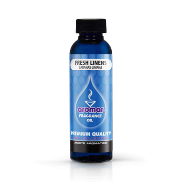 Aromar Premium Fragrance Oil, Pack Of 3 Fresh Linen 2Oz. Bottles.