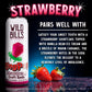 Wild Bills Strawberry Ring Pop Craft Soda – Pure Cane Sugar, Caffeine Free, Vegan – 12 Oz Cans, 12 Pack