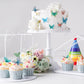 Edible Butterfly Cake Toppers 40-Pcs Mixed Size Wafer Paper Butterfly Cupcake Toppers Edible Butterflies Decorations For Happy B