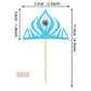 24 Pcs Frozen Crown Cupcake Toppers With Crystal Winter Princess Crown Cupcake Picks Bridal Shower Cake Decorations For Winter F