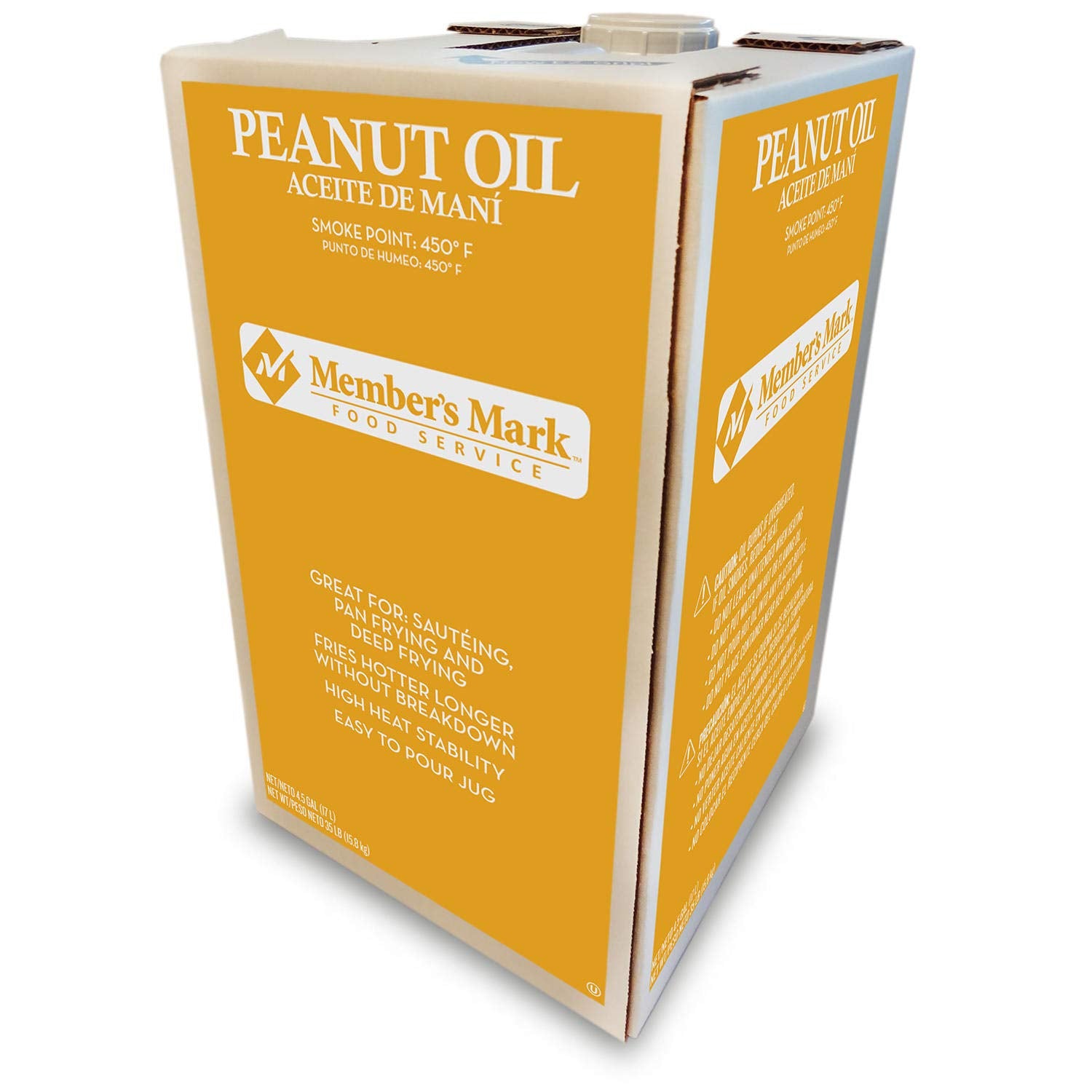 Members Mark Peanut Oil, 35 Pound