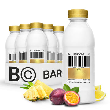 Barcode Premium Sports Hydration Drink, CheatCode, 12 Pack - No Added Sugar, Plant-Based Beverage - Adaptogen Drink for Immunity