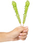 Candy Envy - Light Green Rock Candy Sugar Sticks - Watermelon Flavored - 144 Indiv. Wrapped