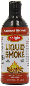 Colgin Authentic Hickory Liquid Smoke (16 oz) for Home Cooks & BBQ Enthusiasts | Liquid Smoke for Cooking | Rich, Sweet Smoky Flavor for Meats, Sauces, & Marinades | Perfect for BBQ & Cooking (3 pack)