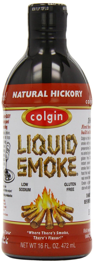 Colgin Authentic Hickory Liquid Smoke (16 oz) for Home Cooks & BBQ Enthusiasts | Liquid Smoke for Cooking | Rich, Sweet Smoky Flavor for Meats, Sauces, & Marinades | Perfect for BBQ & Cooking (3 pack)