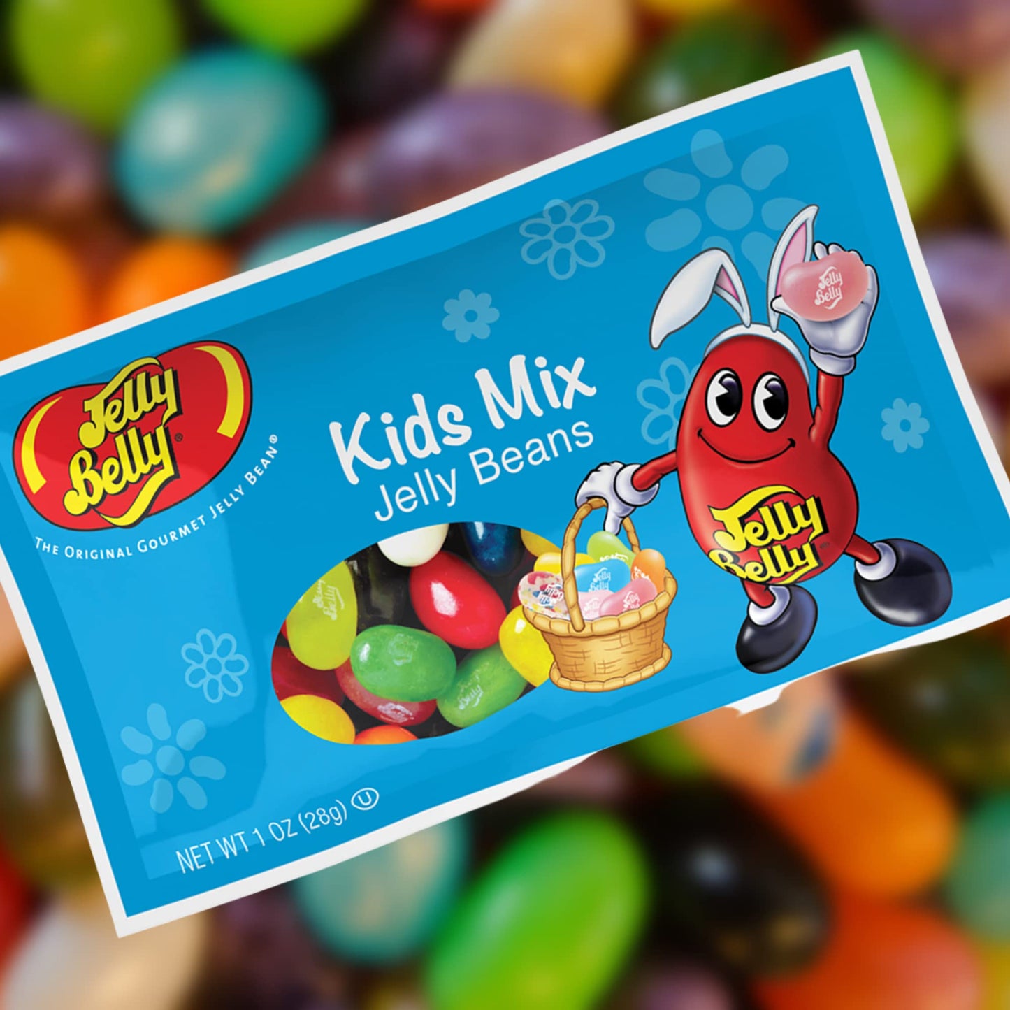 Needzo Jelly Bean Easter Themed Bean Shaped Chewy Candy, Gourmet Holiday Sweet Treat Candies, Bulk Easter Basket Stuffers, Plast