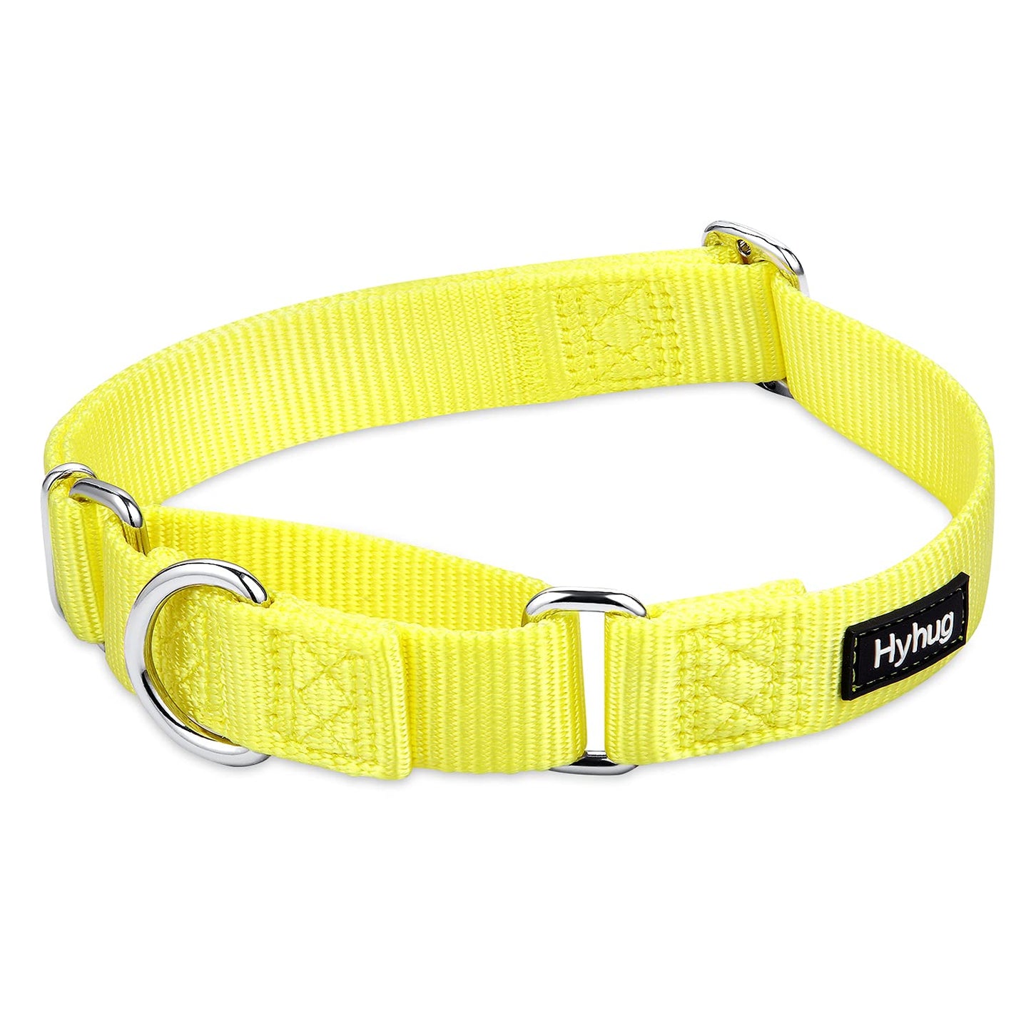 Hyhug Pets Premium Upgraded Heavy Duty Nylon Anti-Escape Martingale Collar For Boy And Girl Dogs Comfy And Safe - Professional T