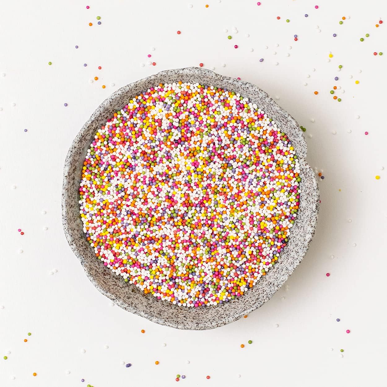 Color Kitchen Nonpareil Confetti Sprinkles Natural Ingredients Baking Cake Decorations, Ice Cream, Cookie, Artificial Dye-Free,
