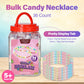 Fresh Finest Candy Necklaces - 36-Count Bulk, Individually Wrapped, Ideal for Party Favors and Goody Bags
