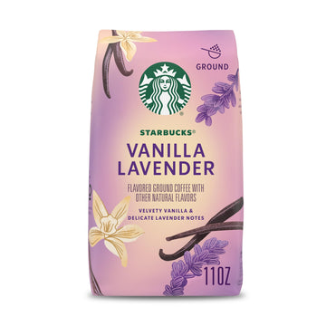 Starbucks Ground Coffee, Vanilla Lavender Flavored Coffee, 100% Arabica, Limited Edition, 1 Bag (11 Oz)