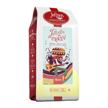 Joffrey'S Coffee - Jamaican Me Crazy, Flavored Coffee, Artisan Medium Roast, Arabica Coffee Beans, Caramel, Vanilla, & Coffee Li