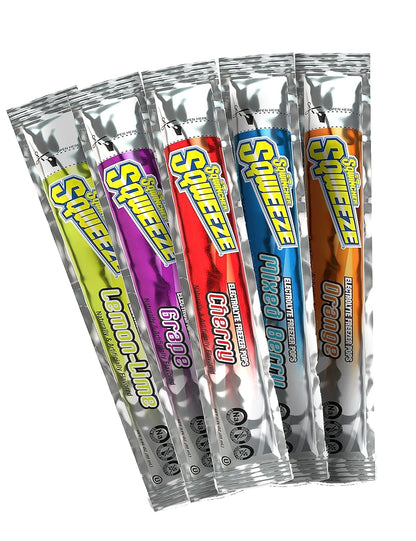 Sqwincher Sqweeze: Electrolyte Replenishing Freezer Pops, Assorted, 150 Per Pack (15/10s)