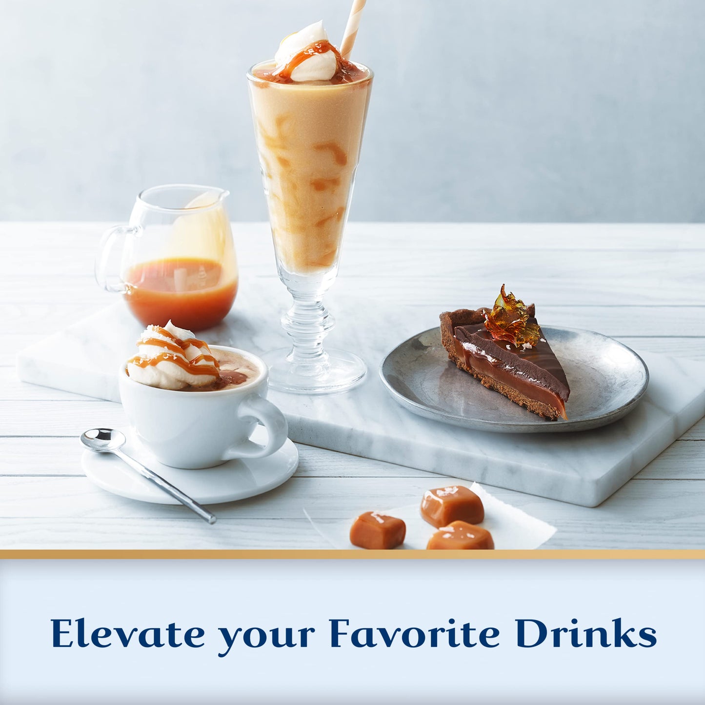 Ghirardelli Premium Sea Salt Caramel Sauce, 16 oz Bottle, 1 Pound, Perfect for Desserts and Toppings