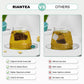 RIANTEA Organic Jasmine Green Tea Bags - 100% Natural Whole Leaf, Low Caffeine, Non-GMO, 36 Counts