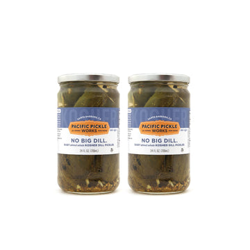 No Big Dill - Classic Deli-Style Kosher Baby Dill Pickles - Crunchy Sour Gourmet Pickle Chunks - non-GMO, Sugar-Free, Gluten-Fre