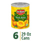 Del Monte Canned Peach Halves in Heavy Syrup, Pack of 6, 29 oz Can, 1.81 lb Total