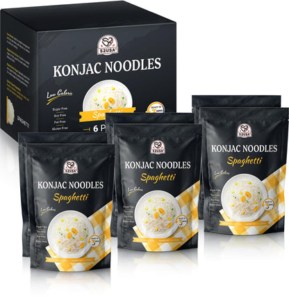 52USA Konjac Shirataki Noodle, Spaghetti, Low Carb Pasta 52.8 Oz (1500 g), Keto and Paleo Friendly, Sugar Free, Vegan, Gluten Fr