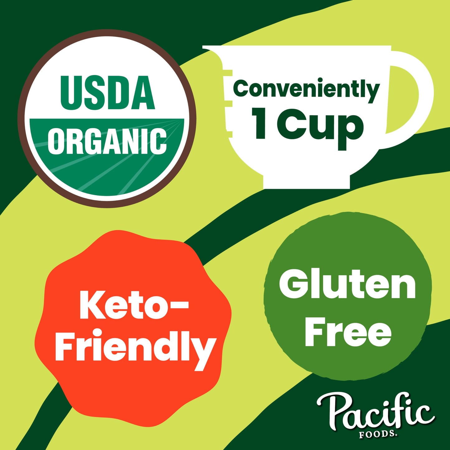 Pacific Foods Low Sodium Organic Free-Range Chicken Broth, 8 Oz Carton (4 Pack) (Case Of 6)