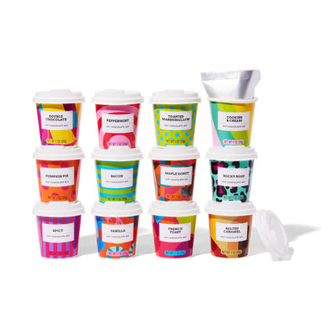 Bombombs, Hot Chocolate Mix Gift Set With Mini Cup Packaging, Dessert Flavors Include Rocky Road, Cookies Butter, Pumpkin Pie &