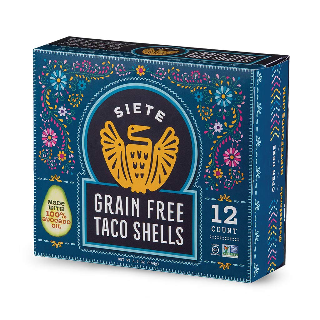 Siete Grain Free Taco Shells, 5.5 Oz