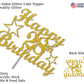 28 Birthday Cake Topper Gold Glitter, Party Decoration Ideas, Premium Quality, Sturdy Doubled Sided Glitter, Acrylic Stick. Made